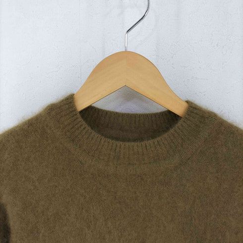 スティーブンアラン Steven Alan HAMILTON LAMBS WOOL CREW NECK KNIT 起毛 ニットトップス レディース