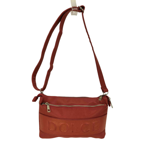 ドルチェアンドガッバーナ DOLCE&GABBANA エンボスロゴショルダーバッグ レディース