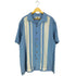 ISLAND SHORES ストライプ 開襟シャツ メンズ import:XL