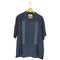 VINTAGE SILK シルク ステッチデザイン 開襟シャツ メンズ import:M
