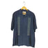 VINTAGE SILK シルク ステッチデザイン 開襟シャツ メンズ import:M