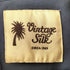 VINTAGE SILK シルク ステッチデザイン 開襟シャツ メンズ import:M