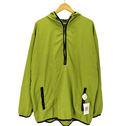 ナイキ NIKE 00S Anorak Parka グレータグ 裏地メッシュ センター スウッシュ ロゴ 刺繍 パイピング アノラック パーカー ビックサイズ メンズ XXL