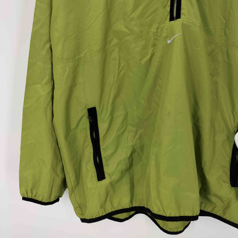 ナイキ NIKE 00S Anorak Parka グレータグ 裏地メッシュ センター スウッシュ ロゴ 刺繍 パイピング アノラック パーカー ビックサイズ メンズ XXL