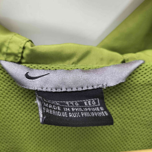 ナイキ NIKE 00S Anorak Parka グレータグ 裏地メッシュ センター スウッシュ ロゴ 刺繍 パイピング アノラック パーカー ビックサイズ メンズ XXL