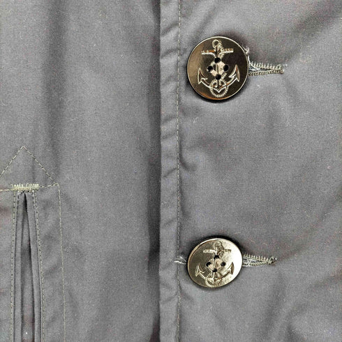 ポストオーバーオールズ POST OVERALLS USA製 P-POST LONG 裏地 キルティング ピーコート イカリボタン メンズ import:XS