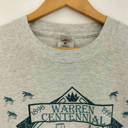 フルーツオブザルーム FRUIT OF THE LOOM 90s USA製 袖裾シングルステッチ WARREN CENTENNIAL クルーネック半袖Tシャツ メンズ import:XL