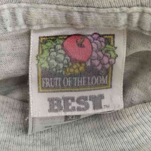 フルーツオブザルーム FRUIT OF THE LOOM 90s USA製 袖裾シングルステッチ WARREN CENTENNIAL クルーネック半袖Tシャツ メンズ import:XL
