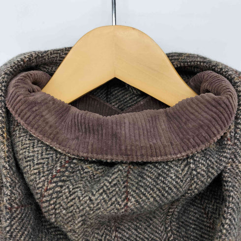 エンジニアードガーメンツ Engineered Garments 旧タグ ツイード ポンチョ フーディ ジャケット メンズ import:M
