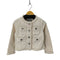 モナーム moname ノーカラー クロップド デニムジャケット レディース JPN:S