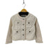 モナーム moname ノーカラー クロップド デニムジャケット レディース JPN:S