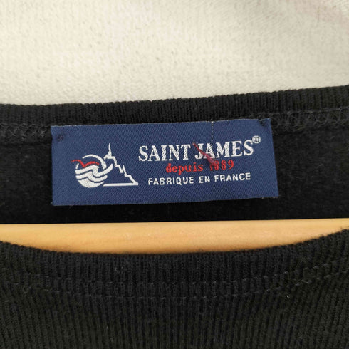 セントジェームス SAINT JAMES フランス製 ウール混 コットン バスクシャツ メンズ import:M
