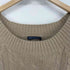 ラルフローレン RALPH LAUREN リネンカシミヤ ケーブル半袖ニット レディース import:L