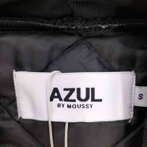 アズールバイマウジー AZUL by moussy 23AW QUILTED DETAIL HOODIE キルティングディテールフーディー レディース JPN:S