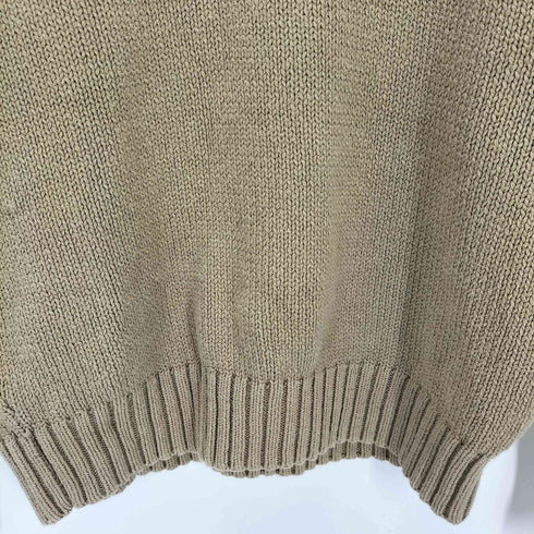 ポロバイラルフローレン Polo by RALPH LAUREN 90S 日本製 ポニー刺繍 vネックコットンニット メンズ import:L