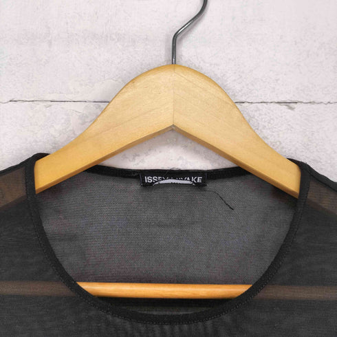 イッセイミヤケ ISSEY MIYAKE 異素材切替 S/S Tシャツ レディース