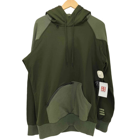 ワイスリー Y-3 M LUX FT HOODY カーキプルオーバーパーカー メンズ import:M