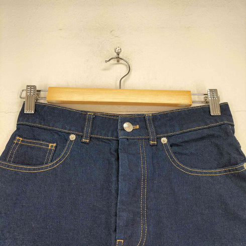 メゾンキツネ MAISON KITSUNE MINI A-LINE SKIRT IN INDIGO DENIM レディース 24