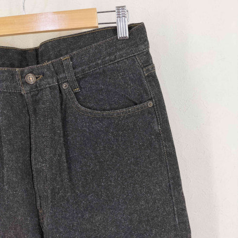 リーバイス Levis 90s USA製 ボタン裏刻印532 501 ボタンフライブラックデニム メンズ W36L34