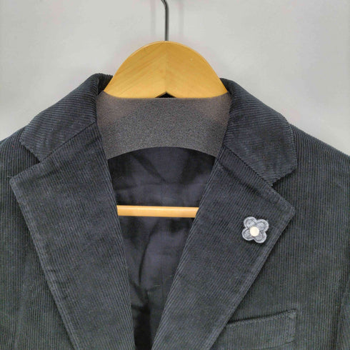 ラルディー二 LARDINI イタリア製コーデュロイ 2ピース 2Bテーラードジャケット メンズ 46