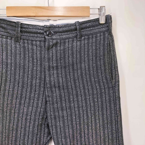 シュガーケーン SUGAR CANE Mr.Freedom ストライプヘリンボーン コンチネンタル トラウザーズ ワークパンツ メンズ US:30-31