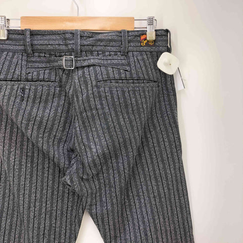 シュガーケーン SUGAR CANE Mr.Freedom ストライプヘリンボーン コンチネンタル トラウザーズ ワークパンツ メンズ US:30-31