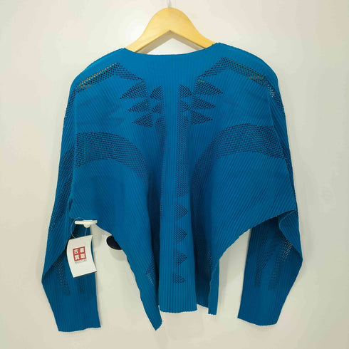 イッセイミヤケミー ISSEY MIYAKE me 21AW プリーツ メッシュ L/S カットソー レディース