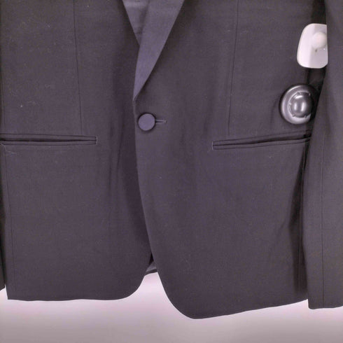 コムデギャルソンオムドゥ COMME des GARCONS HOMME DEUX AD2015 シルクラペル カシミヤ混 1Bテーラードジャケット メンズ JPN:S