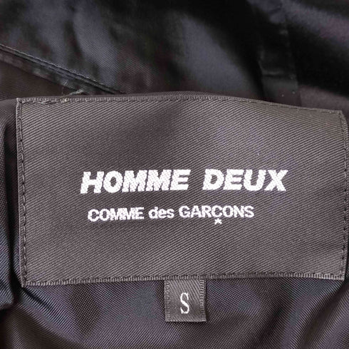コムデギャルソンオムドゥ COMME des GARCONS HOMME DEUX AD2015 シルクラペル カシミヤ混 1Bテーラードジャケット メンズ JPN:S