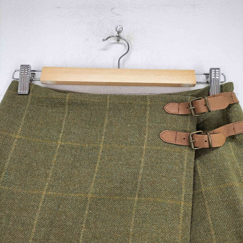 ラルフローレン RALPH LAUREN レザーベルト付ミニスカート レディース 61-89