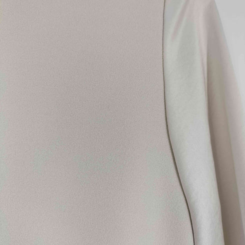 ランバンオンブルー LANVIN en Bleu 襟フリル スリーブ切替 ワンピース ドレス レディース EUR:38