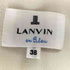 ランバンオンブルー LANVIN en Bleu 襟フリル スリーブ切替 ワンピース ドレス レディース EUR:38