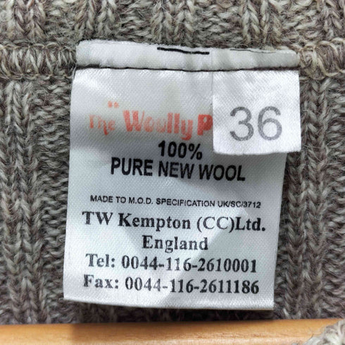 ウーリープーリー The woolly pully コマンドセーター クルーネックニット メンズ US:36