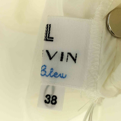 ランバンオンブルー LANVIN en Bleu 速乾ナイロンバルーンスリーブブラウス レディース EUR:38