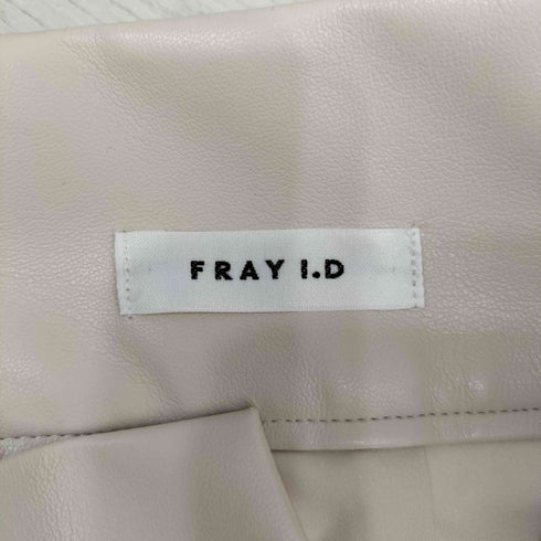 フレイアイディー FRAY I.D 24AW フェイクレザー タック ハーフパンツ レディース JPN:0