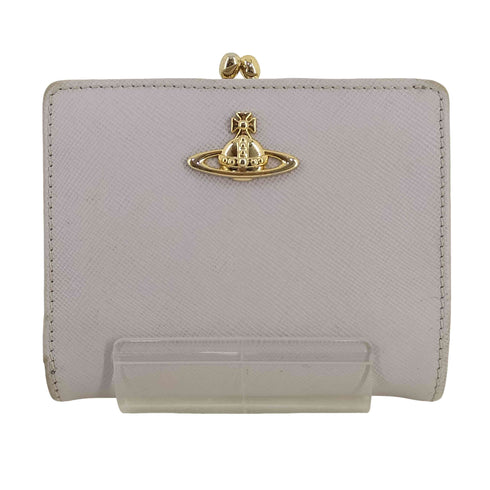 ヴィヴィアンウエストウッド Vivienne Westwood ロゴプレート2つ折り財布 メンズ