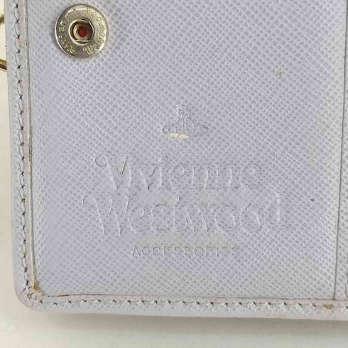 ヴィヴィアンウエストウッド Vivienne Westwood ロゴプレート2つ折り財布 メンズ