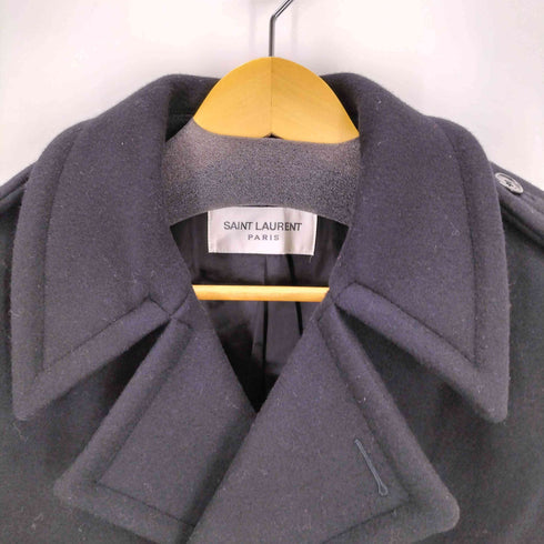 サンローランパリ SAINT LAURENT PARIS エディ期 クラシックキャビンチューブコート メンズ 50