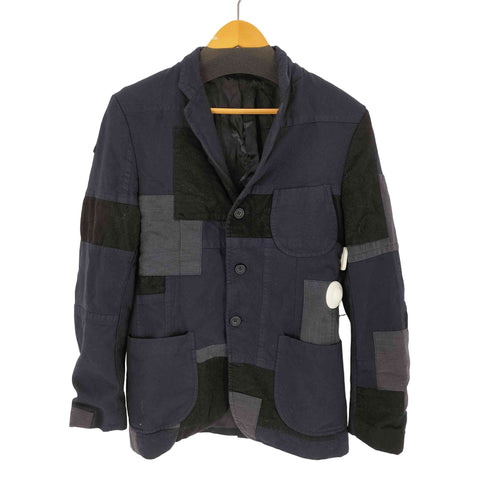 コムデギャルソンオム COMME des GARCONS HOMME 16AW AD2016 バッチワークデザイン3Bテーラードジャケット メンズ JPN:XS