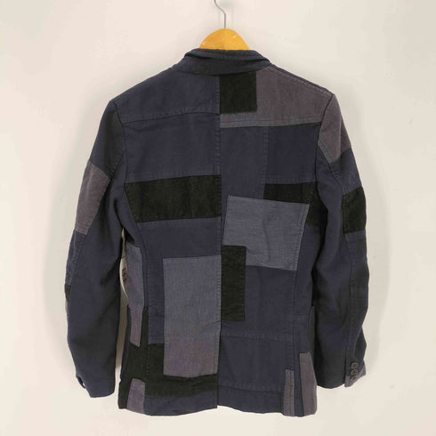 コムデギャルソンオム COMME des GARCONS HOMME 16AW AD2016 バッチワークデザイン3Bテーラードジャケット メンズ JPN:XS
