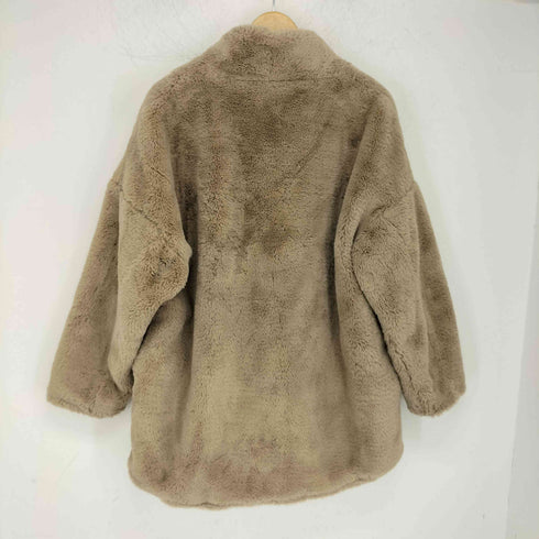 リシェグラマー Riche Glamour ノーカラーファージャケット レディース import:M