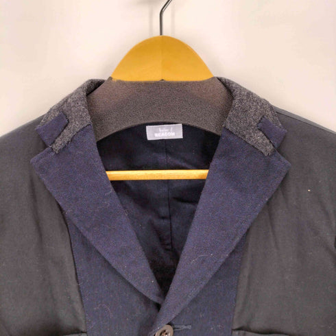 カラービーコン kolor BEACON 16AW 異素材切り替え4Bテーラードジャケット メンズ