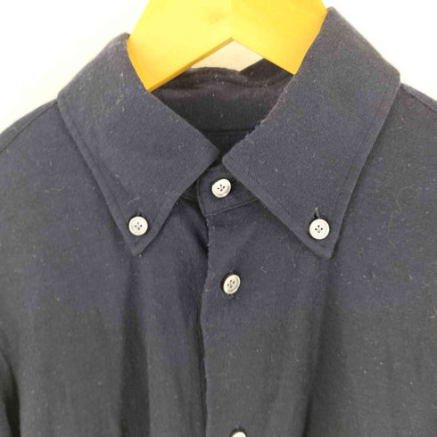 トゥモローランドピリグリム TOMORROWLAND PILGRIM Super100sウールジャージーボタンダウンドレスシャツ メンズ 38