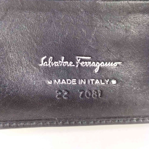 サルヴァトーレフェラガモ Salvatore Ferragamo イタリア製 二つ折り財布 メンズ