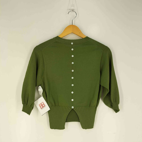 エヌナチュラルビューティーベーシック N.NATURAL BEAUTY BASIC 21AW バックボタンスリットニット レディース JPN:M