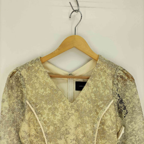 ラグナムーン LAGUNAMOON 23SS ドレス LADYレースプリントワンピース レディース JPN:S