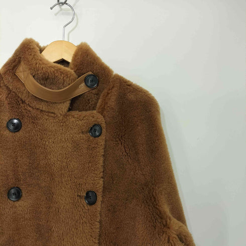 LAULEN B3 boa jacket スタンドカラーファーミドルジャケット レディース import:M