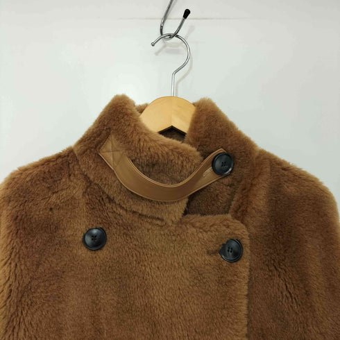 LAULEN B3 boa jacket スタンドカラーファーミドルジャケット レディース import:M