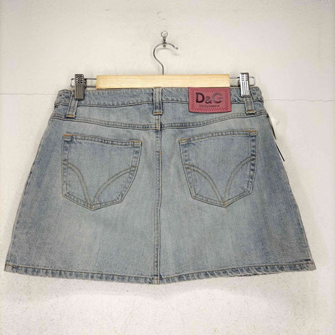 ディーアンドジードルチェアンドガッバーナ D&G DOLCE&GABBANA デニム ミニスカート レディース 26 40
