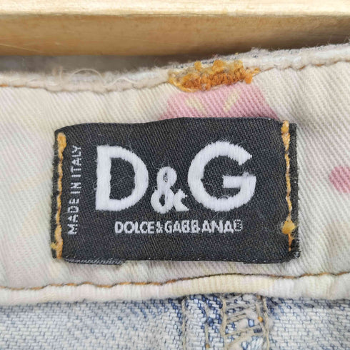 ディーアンドジードルチェアンドガッバーナ D&G DOLCE&GABBANA デニム ミニスカート レディース 26 40